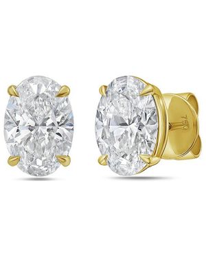 Diana M. Jewels Diana M. 14K 1.50 Ct. Tw. Lab-Grown Diamond Earrings - Metallic