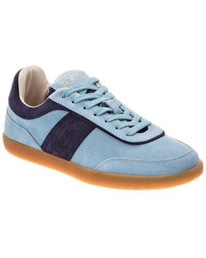 Tod's Cassetta Suede Sneaker - Blue