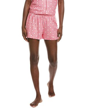 Z Supply Rosie Gingham Short - Pink