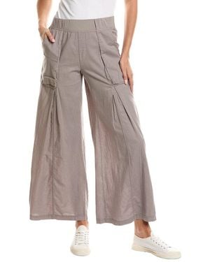 XCVI Charli Linen-Blend Wide Leg Pant - Brown