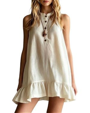 ENJOY PETRA Olivia Taylor Mini Dress - Natural
