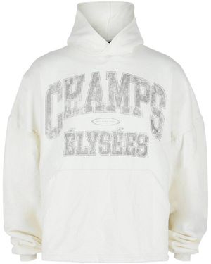 Balenciaga X Champs Cropped Hoodie - Grey