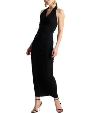 Natori Halter Maxi Dress - Black