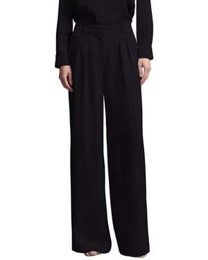BCBGMAXAZRIA Washed Relaxed Tailored Pant - Black