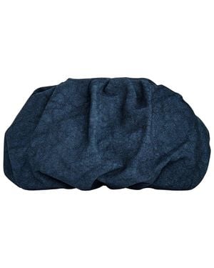 Rebecca Minkoff Ruched Denim Clutch - Blue