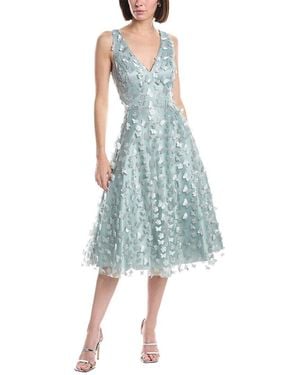 Eliza J Sleeveless Embellished Mini Dress - Blue