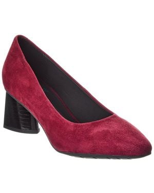 The Flexx Mirta Suede Pump - Pink