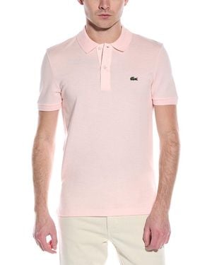 Lacoste Slim Fit Polo Shirt - Pink