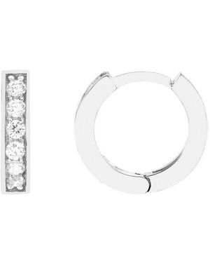 HAWLEY ST 14K 0.15 Ct. Tw. Diamond Earrings - White