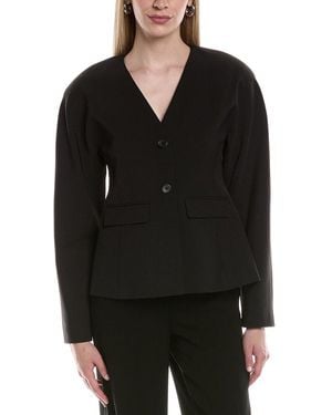 Kenneth Cole Rounded Shoulder Jacket - Black