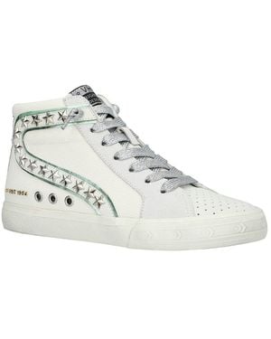 Vintage Havana Gadol High 17 Leather & Suede-Trim Trainer - Multicolour