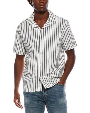 Slate & Stone Camp Collar Shirt - White