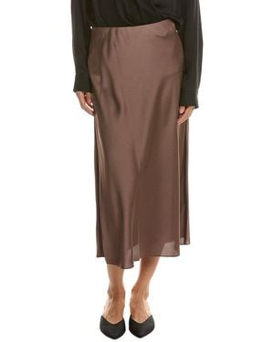 Vince Slip Skirt - Brown