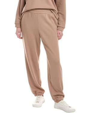 Natori Nova Cozy Brushed Knit Everywhere Jogger Pant - Natural