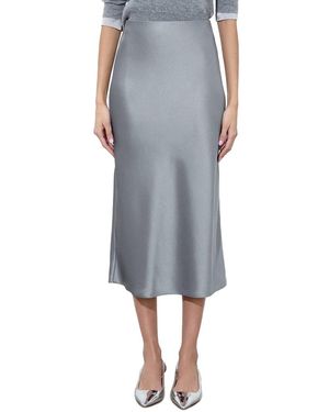 Alice + Olivia Maeve Slip Skirt - Gray