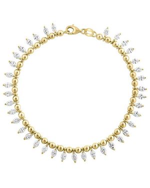 Effy Fine Jewelry 14K 2.70 Ct. Tw. Lab-Grown Diamond Chain Bracelet - Metallic