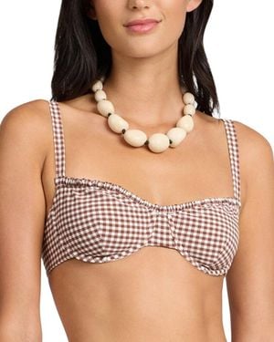 Onia Marilyn Bikini Top - Brown