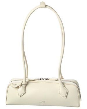 Alaïa Alaïa Le Teckel Small Leather Shoulder Bag - Natural