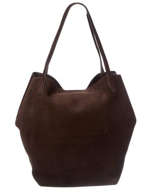 Madewell Oversized Soft Grain Suede Shopper - Brown
