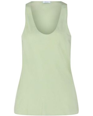 Ferragamo Silk Tank Top - Green