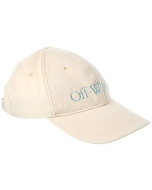 Off-White c/o Virgil Abloh Off- Logo Bookish Baseball Cap - Natural