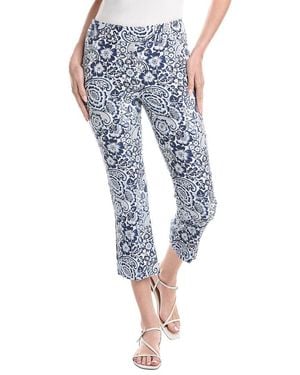 Tahari Cropped Pant - Blue