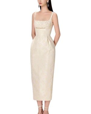 Amanda Royal Midi Dress - White