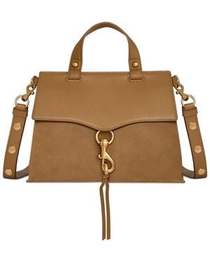 Rebecca Minkoff Keith Small Leather Satchel - Brown