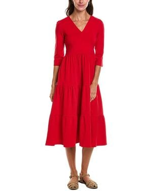 Duffield Lane Luna Midi Dress - Red