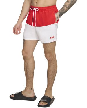 DKNY Modern Euro Swim Trunk - Red