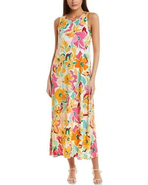 Vince Camuto Keyhole Back Maxi Dress - Multicolour