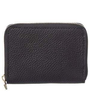 Persaman New York Jamie Zip Leather Wallet - Black