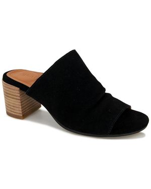Gentle Souls By Kenneth Cole Joy Leather Wedge - Black