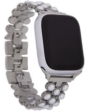 Saachi Pearl Chain Apple Watch Band - Gray