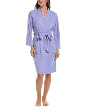 Natori Tranquility Waffle Knit Robe - Blue
