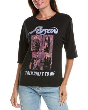 Recycled Karma Poison Talk Dirty T-shirt - Black