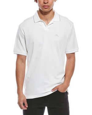 Tommy Bahama Emfielder Johnny Collar Polo Shirt - White