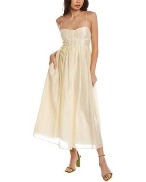 Ulla Johnson Silk-Blend Maxi Dress - Natural