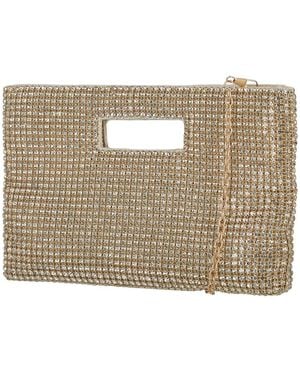 Jessica Mcclintock Asher Handle Clutch - Brown