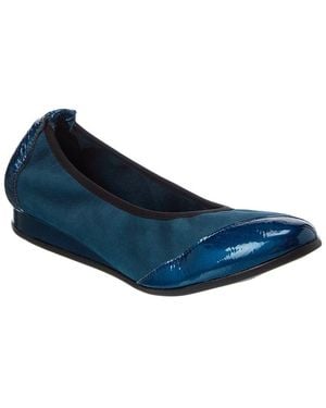 Arche Piazym Leather Flat - Blue