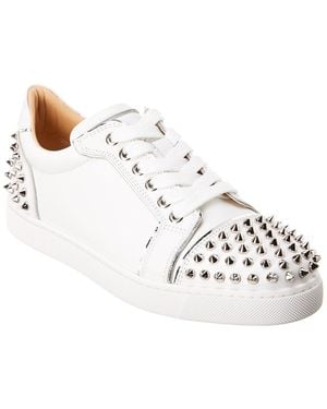 Christian Louboutin Vieira 2 Leather Trainer - White