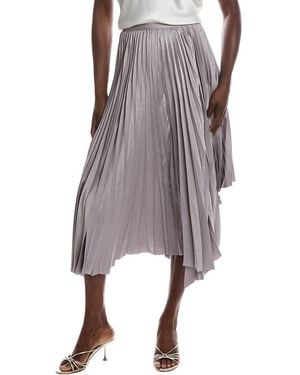 BOSS Boss Vlantel Pleated Midi Skirt - Purple