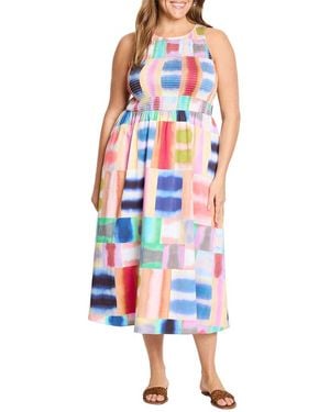 NIC+ZOE Plus Portofino Anna Dress - Blue