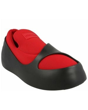 Ferragamo Lunar Rubber Trainer - Red