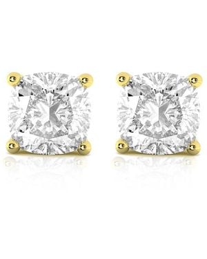 Amairah 14K 4.00 Ct. Tw. Lab-Grown Diamond Stud Earrings - Metallic