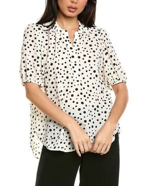 NYDJ Popover Blouse - Natural