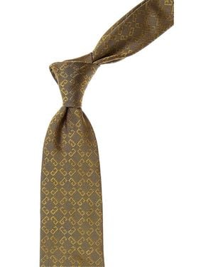 Givenchy Exclusive 4G Monogram Silk Tie - Metallic