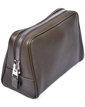 Tom Ford Leather Dopp Kit - Brown