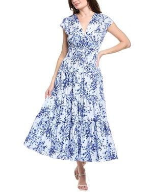 10 Crosby Derek Lam Fatima Midi Dress - Blue