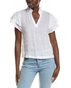 J.McLaughlin Elara Blouse - White